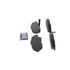 ZD621 by WAGNER - QuickStop Ceramic Disc Brake Pad Set