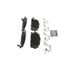 ZD691 by WAGNER - QuickStop Ceramic Disc Brake Pad Set