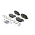 ZD741 by WAGNER - QuickStop Ceramic Disc Brake Pad Set