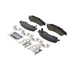 ZD729 by WAGNER - QuickStop Ceramic Disc Brake Pad Set