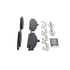 ZD752A by WAGNER - QuickStop Ceramic Disc Brake Pad Set