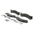 ZD784 by WAGNER - QuickStop Ceramic Disc Brake Pad Set