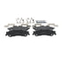 ZD792B by WAGNER - QuickStop Ceramic Disc Brake Pad Set