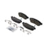 ZD883 by WAGNER - QuickStop Ceramic Disc Brake Pad Set