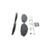 ZD931 by WAGNER - QuickStop Ceramic Disc Brake Pad Set