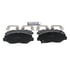 ZD943 by WAGNER - QuickStop Ceramic Disc Brake Pad Set