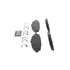 ZD931 by WAGNER - QuickStop Ceramic Disc Brake Pad Set