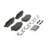 ZD956 by WAGNER - QuickStop Ceramic Disc Brake Pad Set