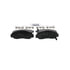 ZD959 by WAGNER - QuickStop Ceramic Disc Brake Pad Set