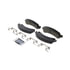 ZD974 by WAGNER - QuickStop Ceramic Disc Brake Pad Set