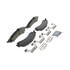 ZD975 by WAGNER - QuickStop Ceramic Disc Brake Pad Set