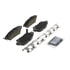 ZD995 by WAGNER - QuickStop Ceramic Disc Brake Pad Set