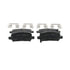 ZD999 by WAGNER - QuickStop Ceramic Disc Brake Pad Set