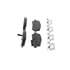 ZD999 by WAGNER - QuickStop Ceramic Disc Brake Pad Set