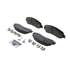 ZX1069 by WAGNER - QuickStop Semi-Metallic Disc Brake Pad Set