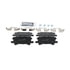 ZD996 by WAGNER - QuickStop Ceramic Disc Brake Pad Set