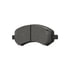 ZX1084 by WAGNER - QuickStop Semi-Metallic Disc Brake Pad Set