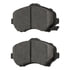 ZX1327 by WAGNER - QuickStop Semi-Metallic Disc Brake Pad Set