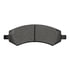 ZX1084 by WAGNER - QuickStop Semi-Metallic Disc Brake Pad Set