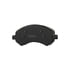ZX1084 by WAGNER - QuickStop Semi-Metallic Disc Brake Pad Set