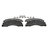 ZX1328 by WAGNER - QuickStop Semi-Metallic Disc Brake Pad Set