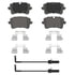 ZX1547A by WAGNER - Semi-Met Brake Pads