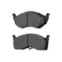 ZX591 by WAGNER - QuickStop Semi-Metallic Disc Brake Pad Set