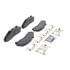 ZX652 by WAGNER - QuickStop Semi-Metallic Disc Brake Pad Set