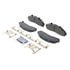 ZX652 by WAGNER - QuickStop Semi-Metallic Disc Brake Pad Set