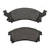 ZX673 by WAGNER - QuickStop Semi-Metallic Disc Brake Pad Set