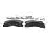 ZX756 by WAGNER - QuickStop Semi-Metallic Disc Brake Pad Set