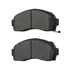 ZX913 by WAGNER - QuickStop Semi-Metallic Disc Brake Pad Set