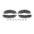 MX1328 by WAGNER - Wagner Brake ThermoQuiet MX1328 Semi-Metallic Disc Brake Pad Set