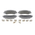 MX1333A by WAGNER - Wagner Brake ThermoQuiet MX1333A Semi-Metallic Disc Brake Pad Set