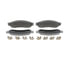 MX1334A by WAGNER - Wagner Brake ThermoQuiet MX1334A Semi-Metallic Disc Brake Pad Set