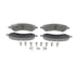 MX1084 by WAGNER - Wagner Brake ThermoQuiet MX1084 Semi-Metallic Disc Brake Pad Set