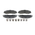 MX1680 by WAGNER - Wagner Brake ThermoQuiet MX1680 Semi-Metallic Disc Brake Pad Set