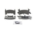 MX154 by WAGNER - Wagner Brake ThermoQuiet MX154 Semi-Metallic Disc Brake Pad Set