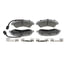 MX1540 by WAGNER - Wagner Brake ThermoQuiet MX1540 Semi-Metallic Disc Brake Pad Set