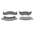 MX269 by WAGNER - Wagner Brake ThermoQuiet MX269 Semi-Metallic Disc Brake Pad Set