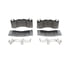 MX1792 by WAGNER - Wagner Brake ThermoQuiet MX1792 Semi-Metallic Disc Brake Pad Set