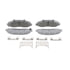 MX679 by WAGNER - Wagner Brake ThermoQuiet MX679 Semi-Metallic Disc Brake Pad Set