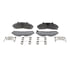 MX652 by WAGNER - Wagner Brake ThermoQuiet MX652 Semi-Metallic Disc Brake Pad Set