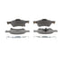 MX857 by WAGNER - Wagner Brake ThermoQuiet MX857 Semi-Metallic Disc Brake Pad Set