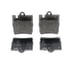 MX876 by WAGNER - Wagner Brake ThermoQuiet MX876 Semi-Metallic Disc Brake Pad Set