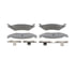 MX967A by WAGNER - Wagner Brake ThermoQuiet MX967A Semi-Metallic Disc Brake Pad Set