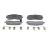 MX913 by WAGNER - Wagner Brake ThermoQuiet MX913 Semi-Metallic Disc Brake Pad Set