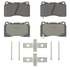 OEX1050B by WAGNER - OEX Ceramic Brake Pad