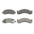 OEX149M by WAGNER - OEX Semi-Met Brake Pad