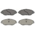 OEX1633A by WAGNER - OEX Ceramic Brake Pad